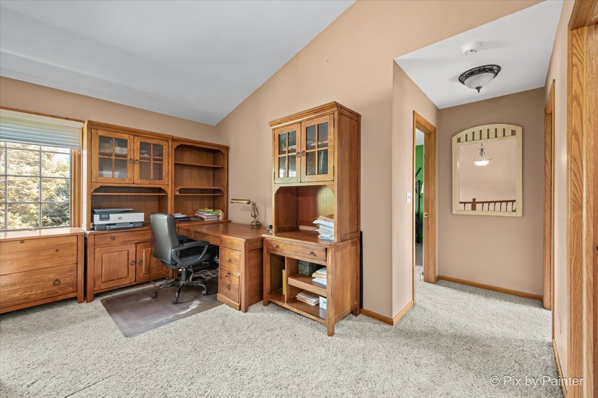 4319 Mc Cauley Road Woodstock, IL 60098 - Photo 26 of 52 a view of workspace with workspace and windows