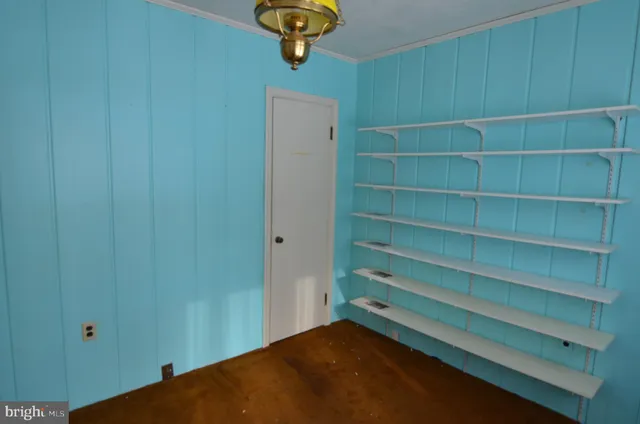 a view of empty room