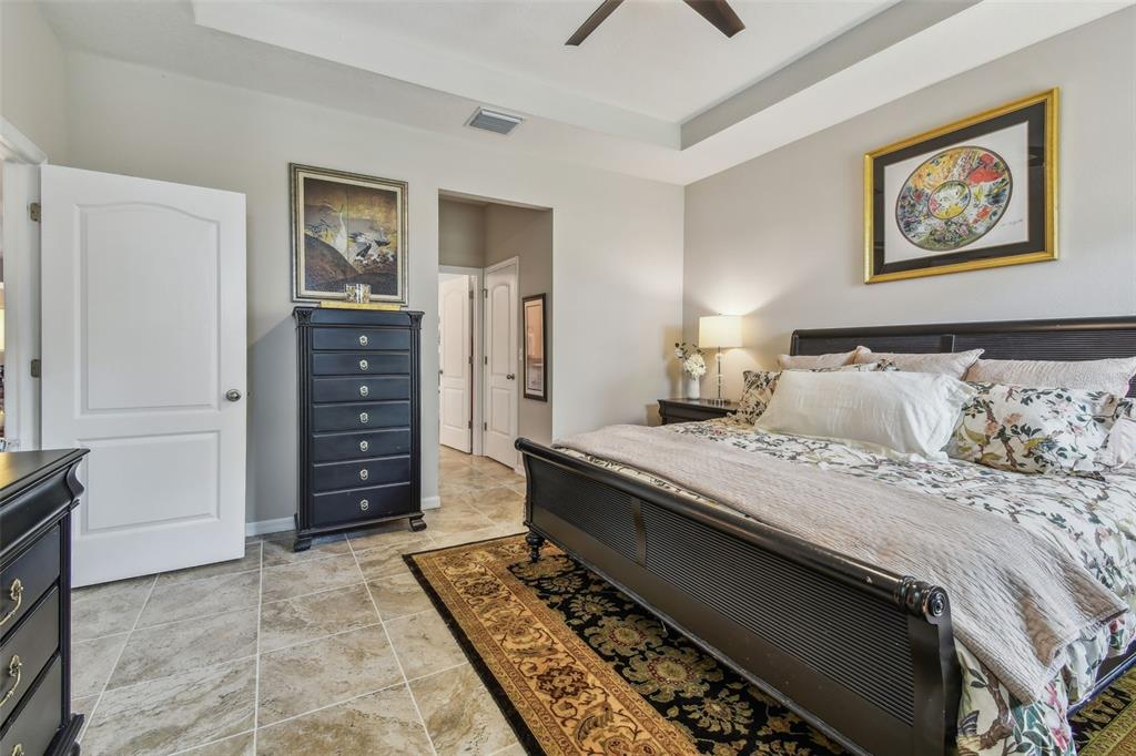 6467 Seasound Drive Apollo Beach, FL 33572 - Photo 41 of 81 a bedroom with a bed and a walk in closet