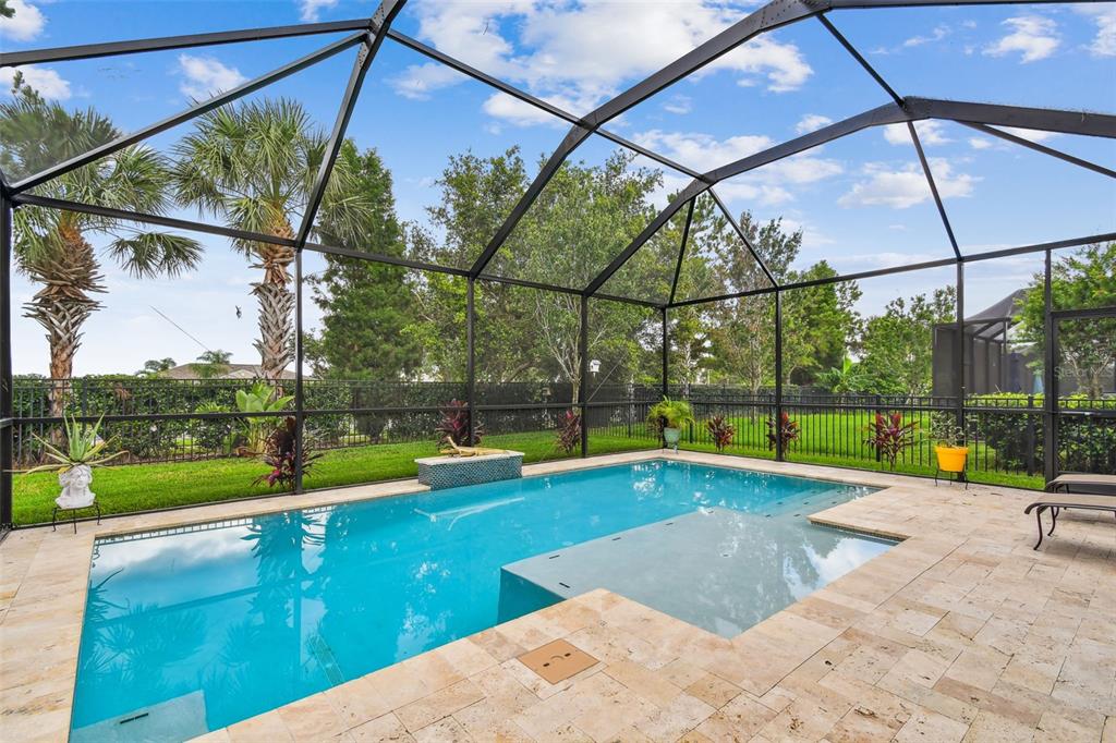6467 Seasound Drive Apollo Beach, FL 33572 - Photo 52 of 81 a view of a swimming pool with a yard