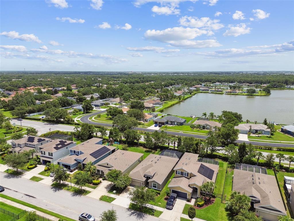 6467 Seasound Drive Apollo Beach, FL 33572 - Photo 63 of 81 an aerial view of a houses with outdoor space