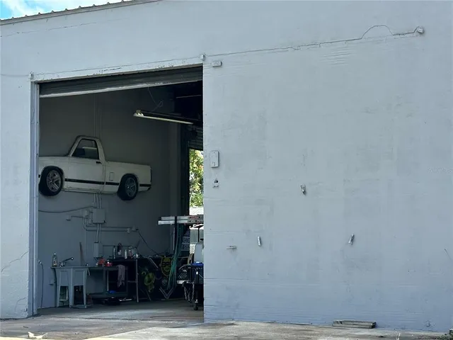 a view of water heater room
