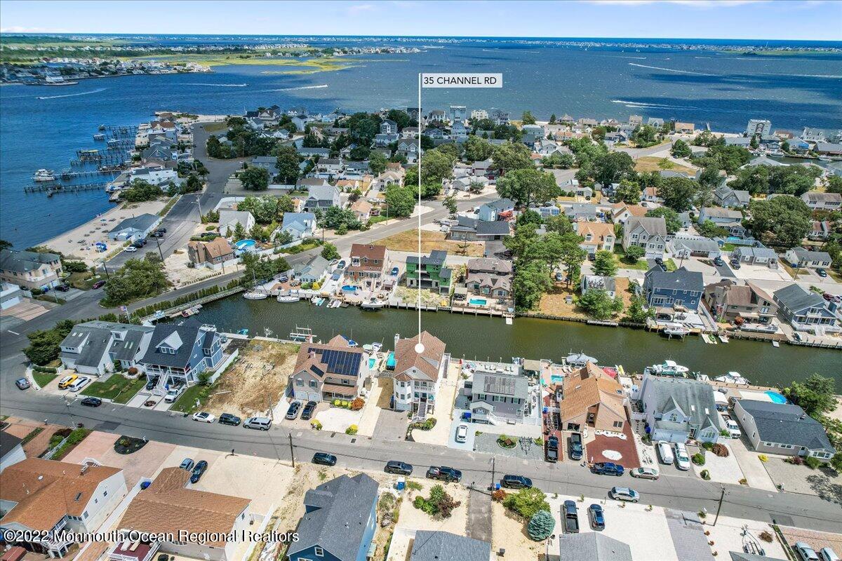 35 Channel Road Toms River, NJ 08753 - Photo 37 of 41 a view of a city and ocean view