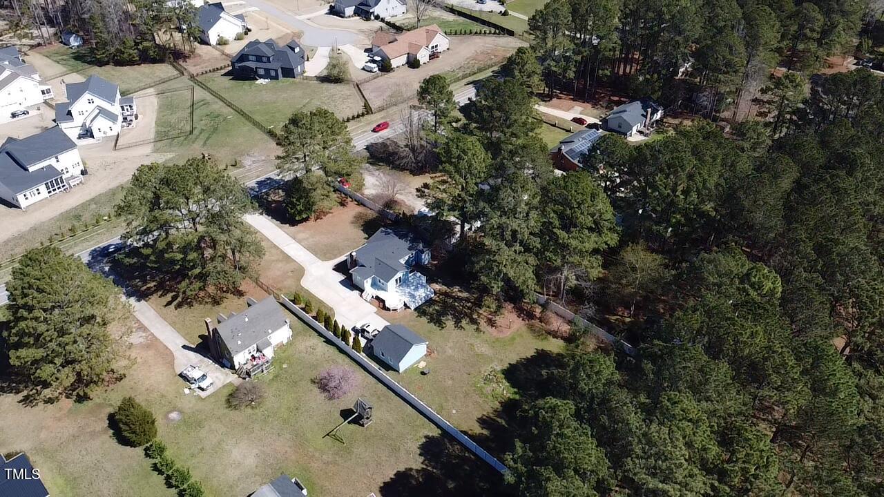 3217 Banks Road Raleigh, NC 27603 - Photo 29 of 29 an aerial view of residential houses with outdoor space