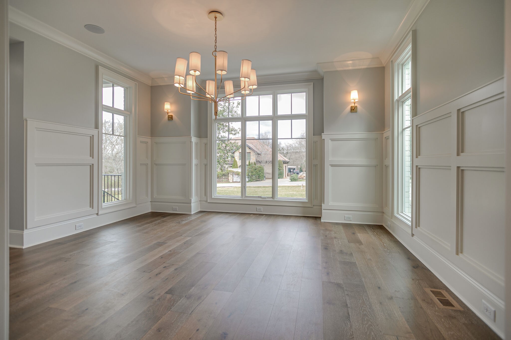 4101 Sneed Road Nashville, TN 37215 - Photo 11 of 63 a view of an empty room with wooden floor and a window
