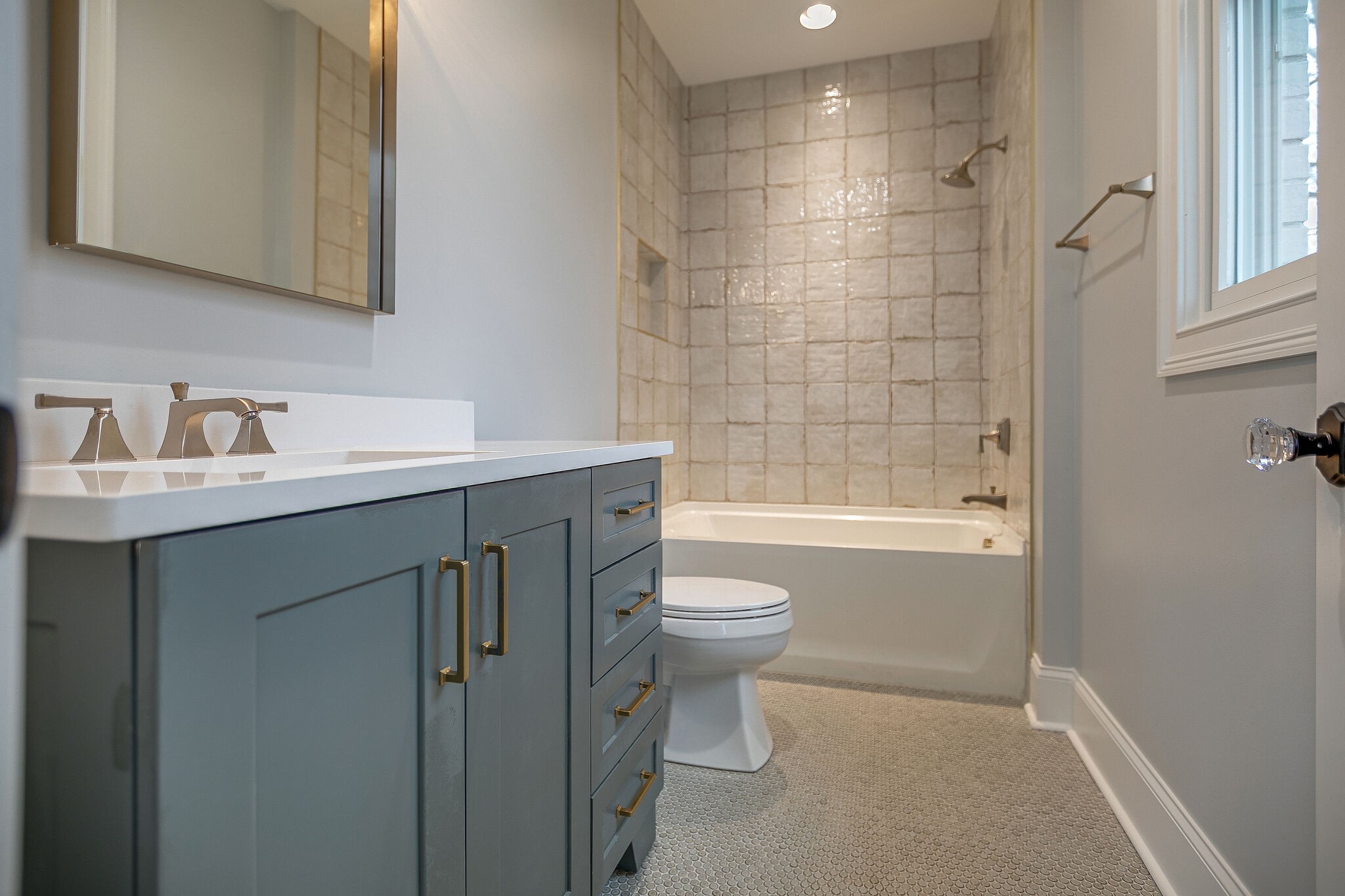 4101 Sneed Road Nashville, TN 37215 - Photo 48 of 63 a bathroom with a sink toilet vanity and shower