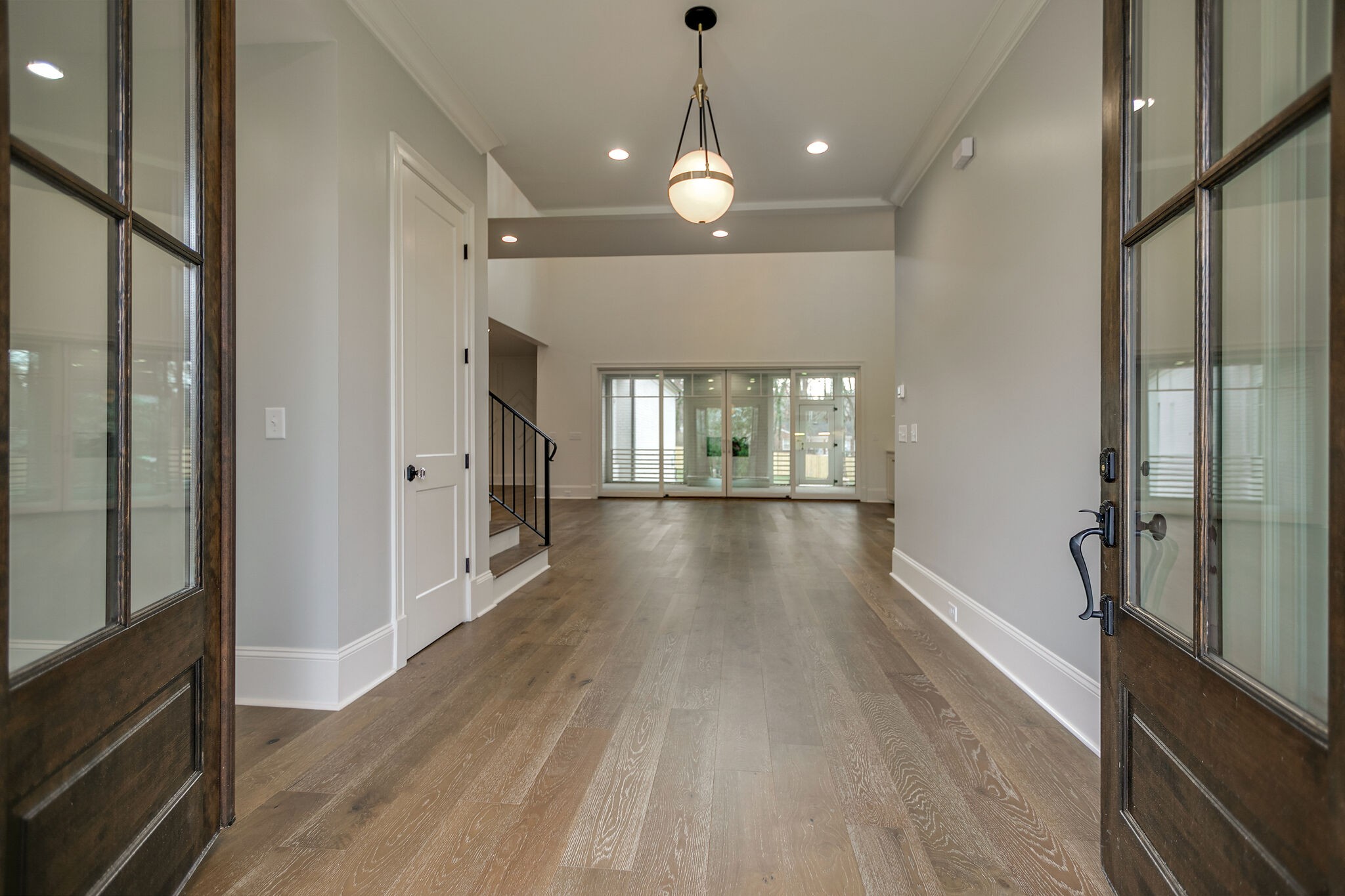 4101 Sneed Road Nashville, TN 37215 - Photo 9 of 63 a view of gallery with wooden floor