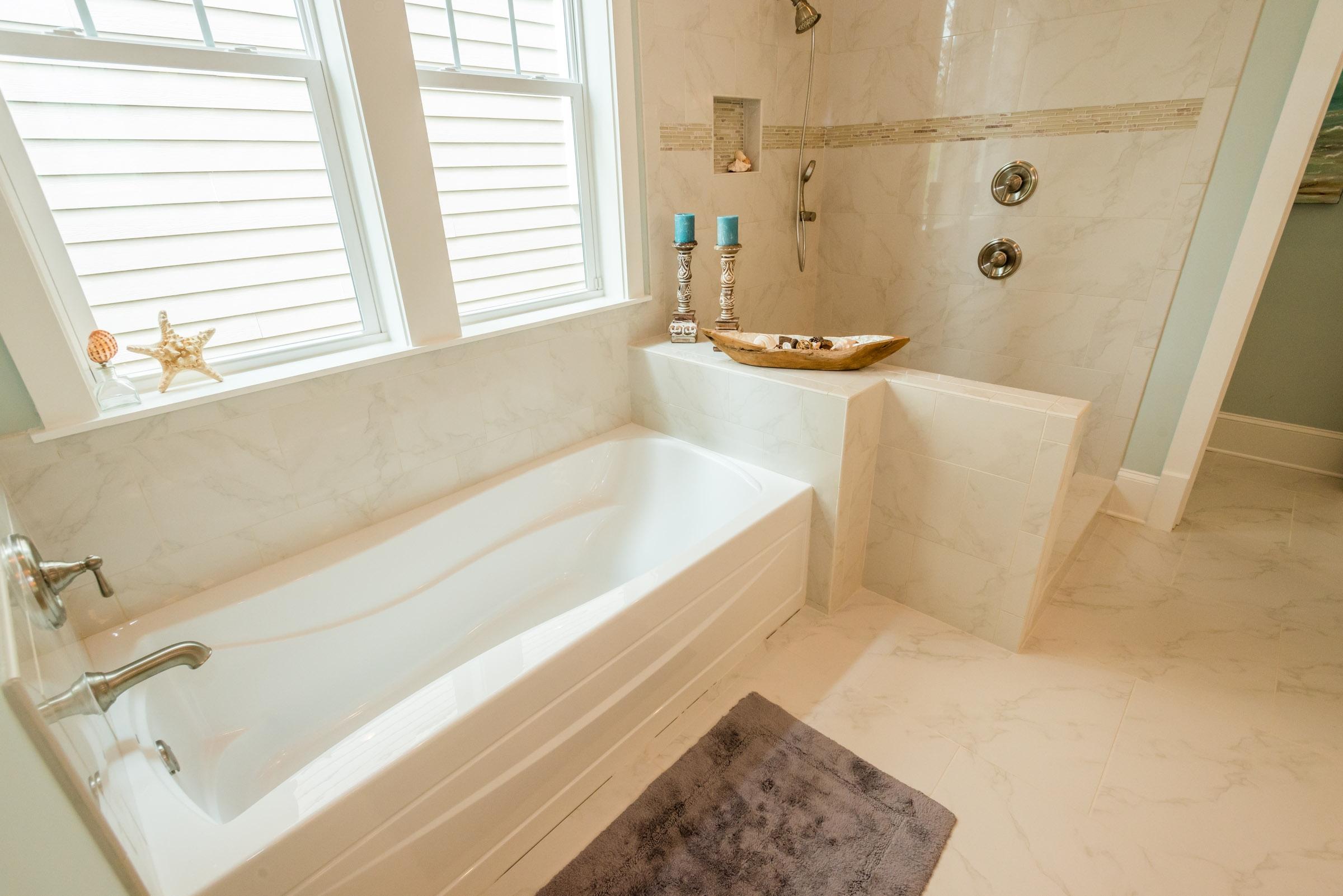 35 Prominence Inlet Beach, Unit 35 Inlet Beach, FL 32461 - Photo 28 of 43 a bathroom with a bathtub and a shower