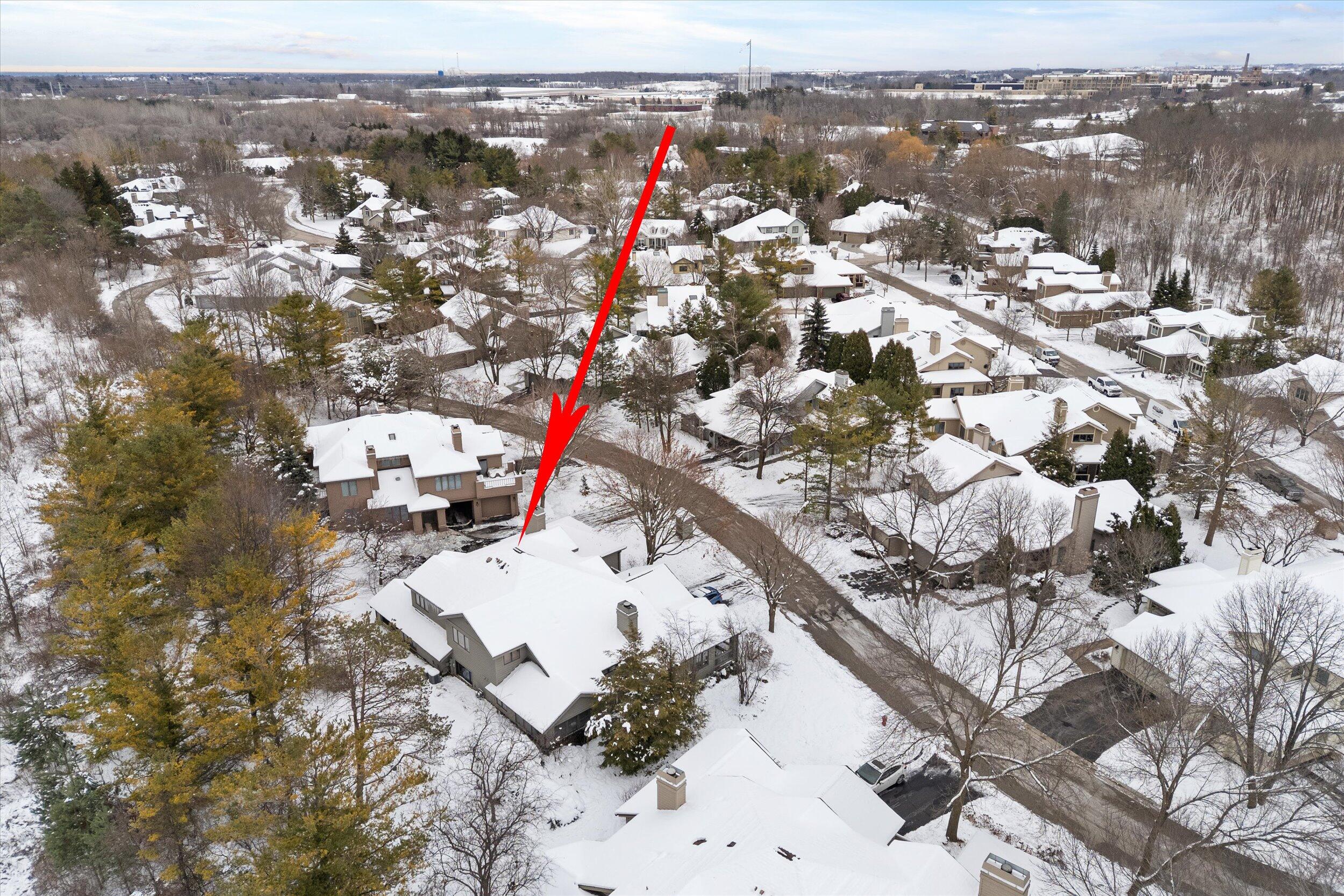 1089 Creeks Cross Road, Unit 2B Kohler, WI 53044 - Photo 26 of 28 49-Aerial