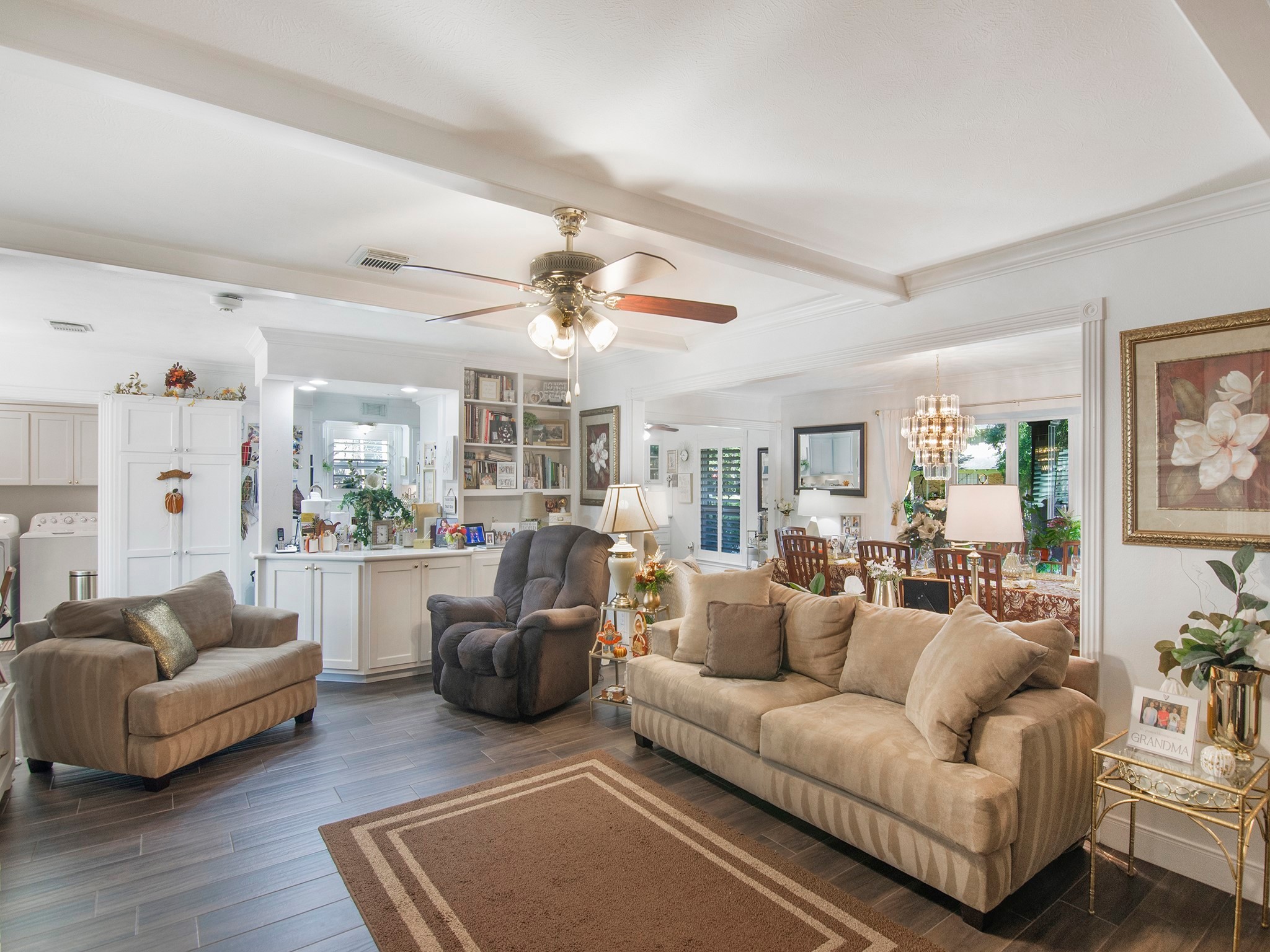 532 Raleigh Drive Conroe, TX 77302 - Photo 8 of 40 a living room with furniture or couch and a large window