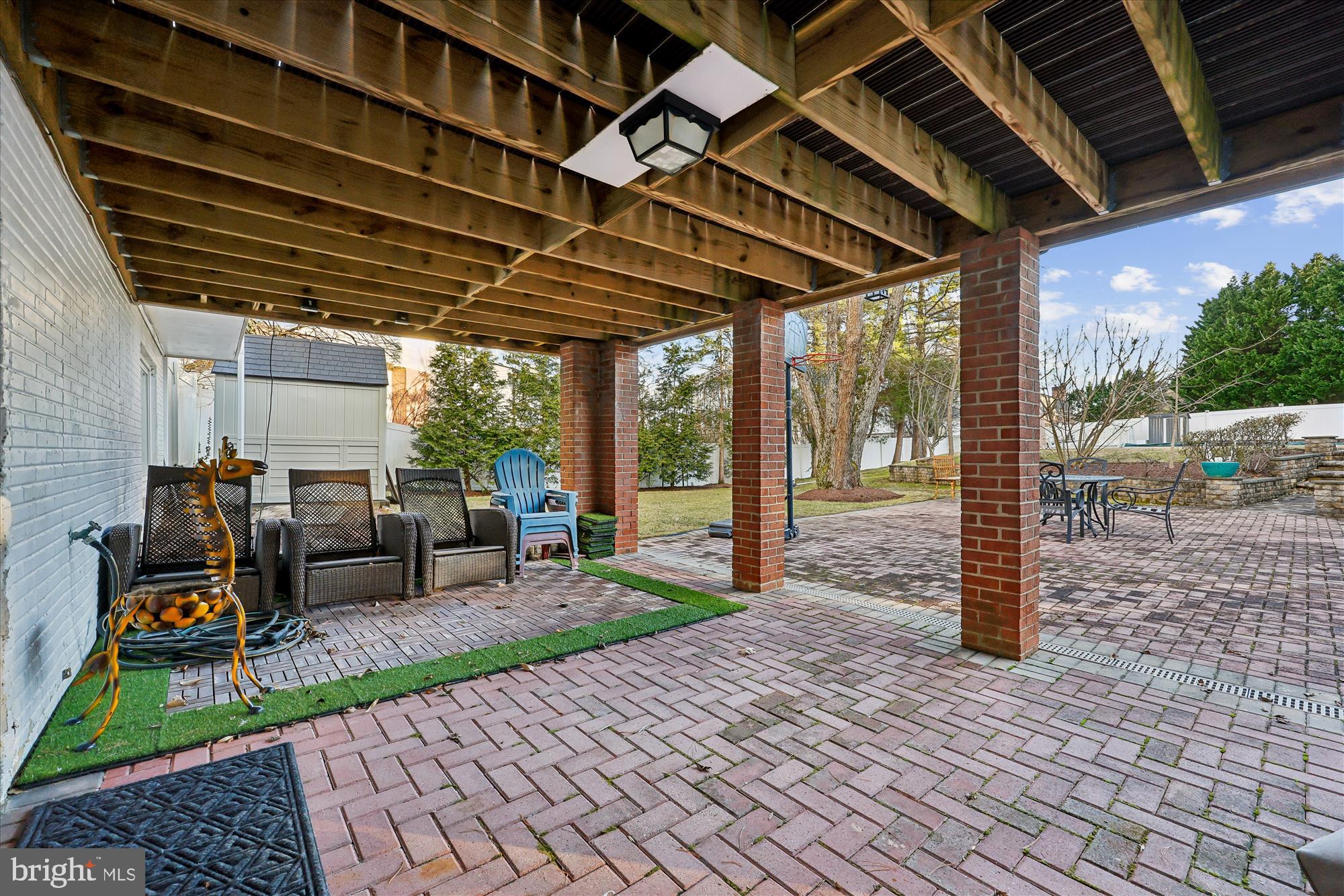 9304 Bells Mill Road Potomac, MD 20854 - Photo 57 of 74 Covered Patio Area
