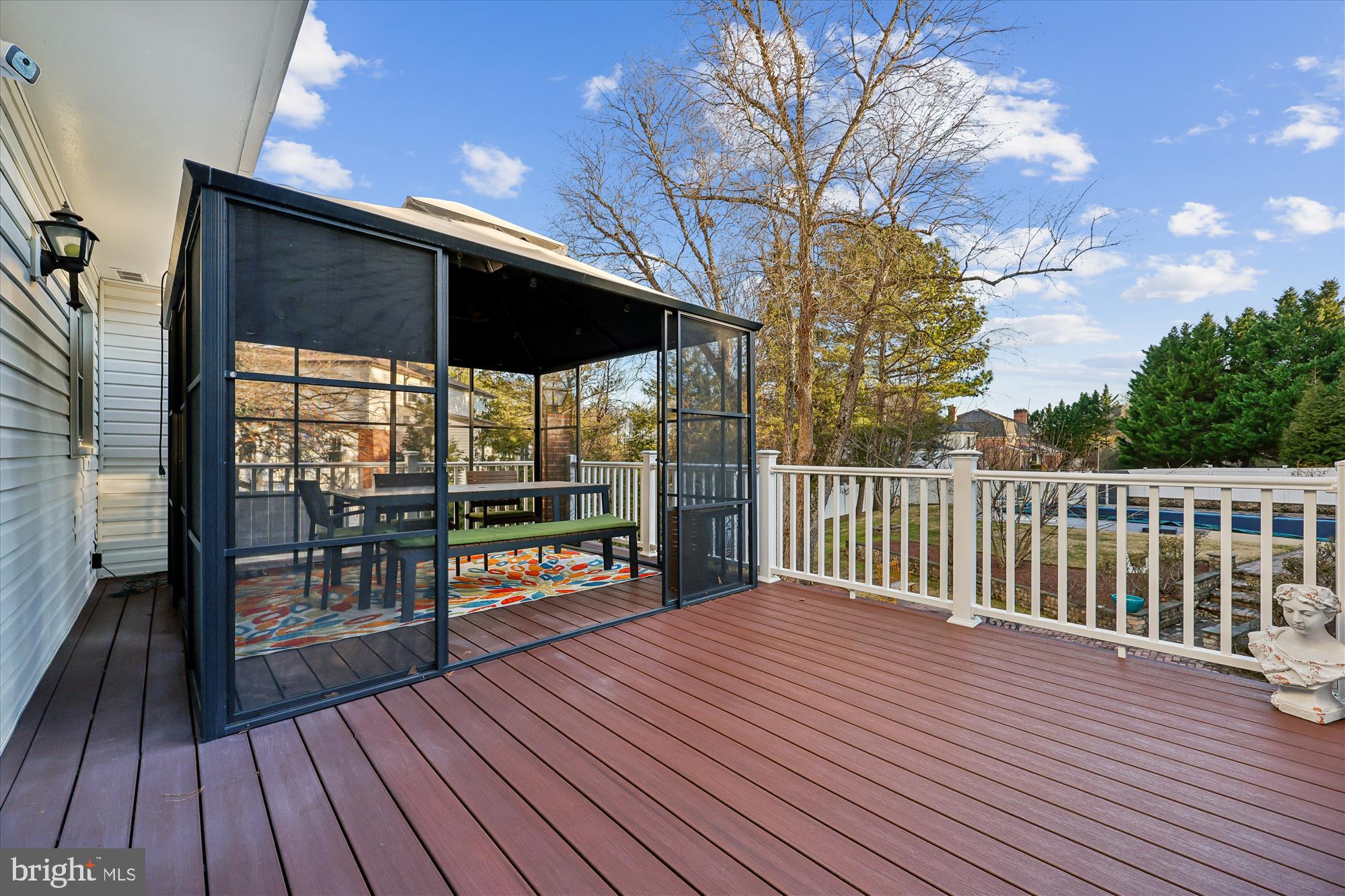 9304 Bells Mill Road Potomac, MD 20854 - Photo 63 of 74 New Trex Deck w/Screened Gazebo