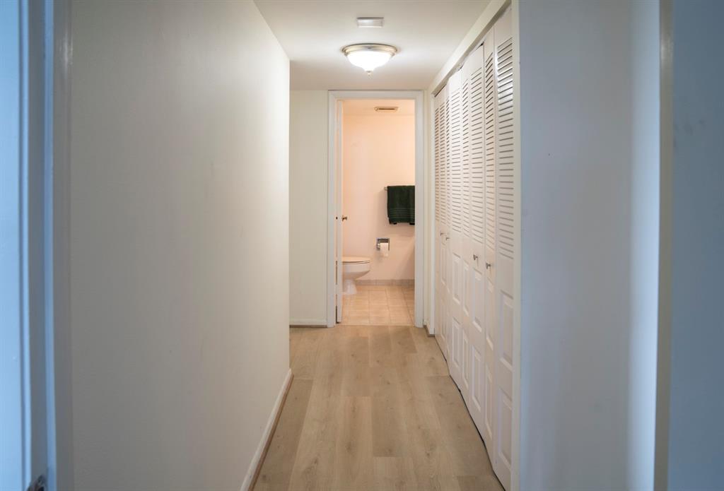 1800 South Ocean Boulevard, Unit 511 Pompano Beach, FL 33062 - Photo 29 of 48 a view of a bathroom from the hallway