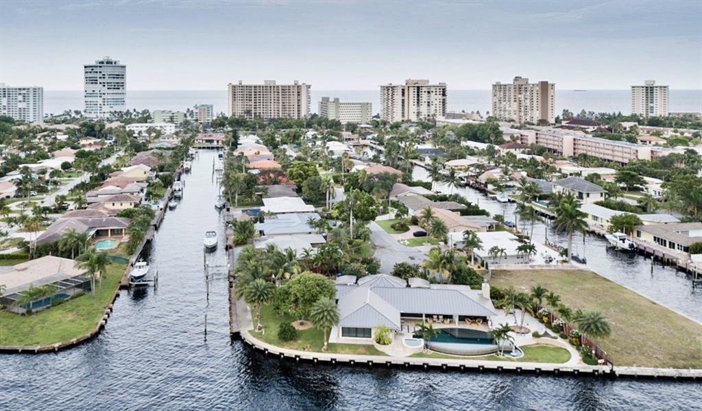1800 South Ocean Boulevard, Unit 511 Pompano Beach, FL 33062 - Photo 37 of 48 an aerial view of a city with lots of buildings