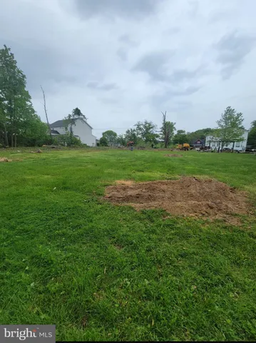 a view of a field with clear sky