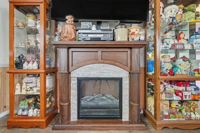 a bed room with a bed and a window