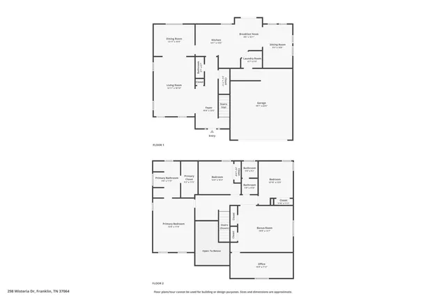 $699,900 | 298 Wisteria Drive, Franklin, TN 37064