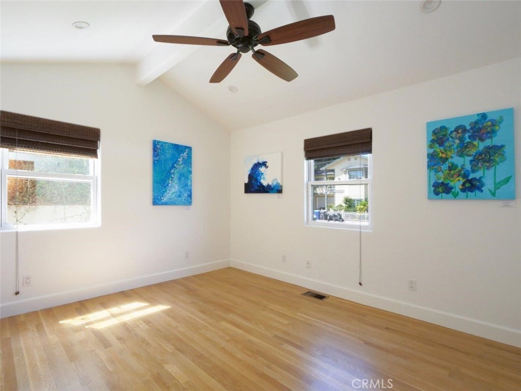 2804 Vail Avenue Redondo Beach, CA 90278 - Photo 15 of 29 a view of empty room with wooden floor and fan