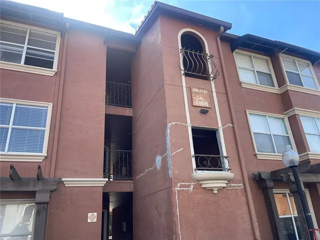 a front view of a building