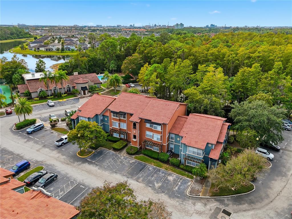5108 Conroy Road, Unit 1724 Orlando, FL 32811 - Photo 34 of 40 an aerial view of a house with a garden