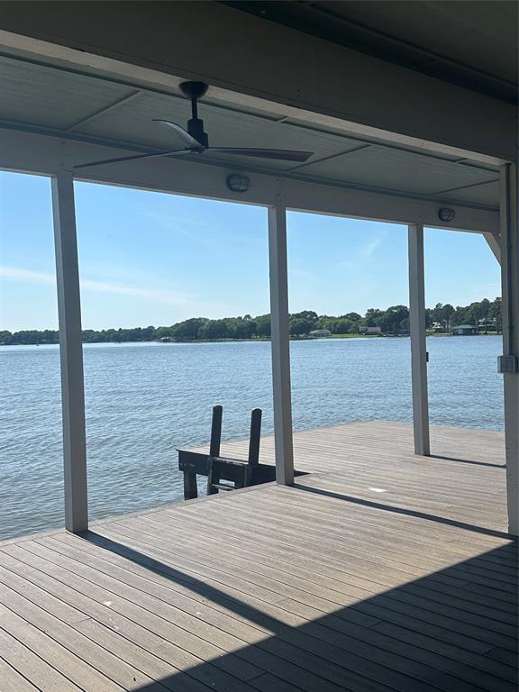 14192 Ridge Lane Malakoff, TX 75148 - Photo 8 of 14 Dock area featuring a water view