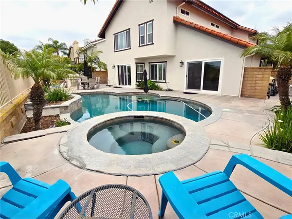 a outdoor space with lots of table and chairs