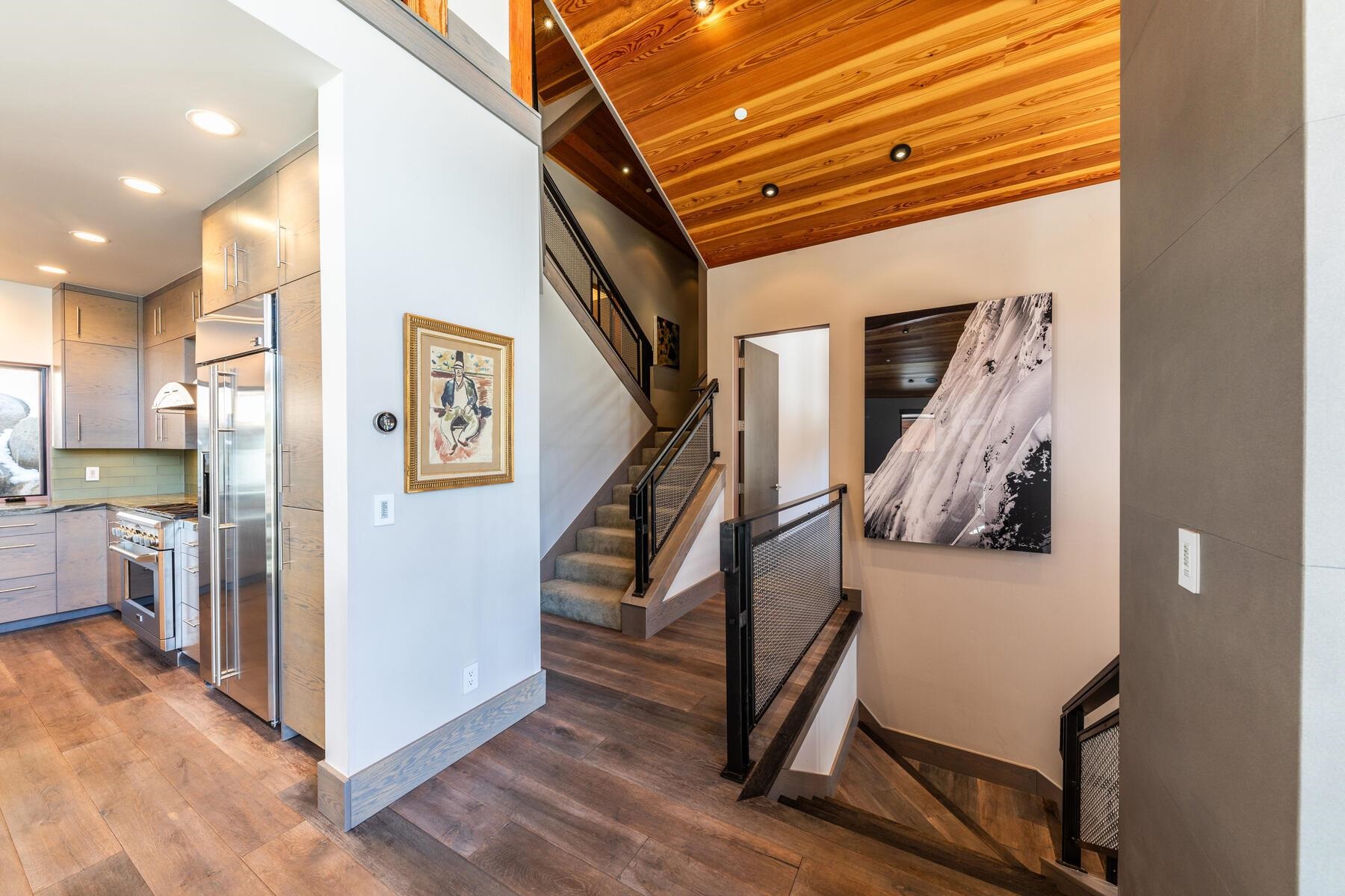 206 Shoshone Way Olympic Valley, CA 96146 - Photo 4 of 21 a view of a hallway with staircase