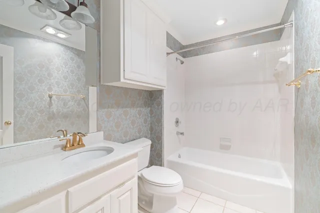 a bathroom with a sink a toilet and a bathtub