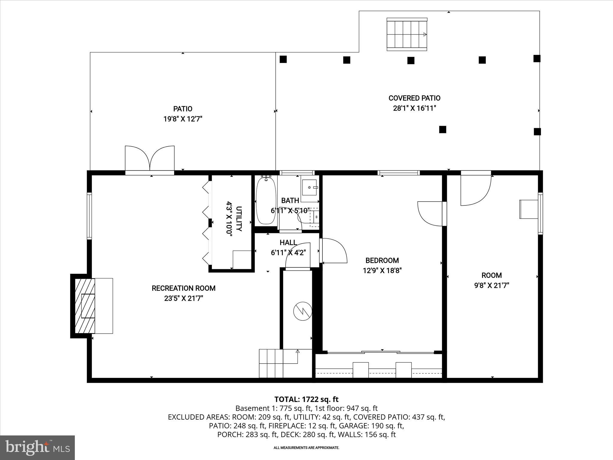 709 West Poplar Road Sterling, VA 20164 - Photo 43 of 44 1st_floor_709_west_poplar_avenue_sterling_with_dim