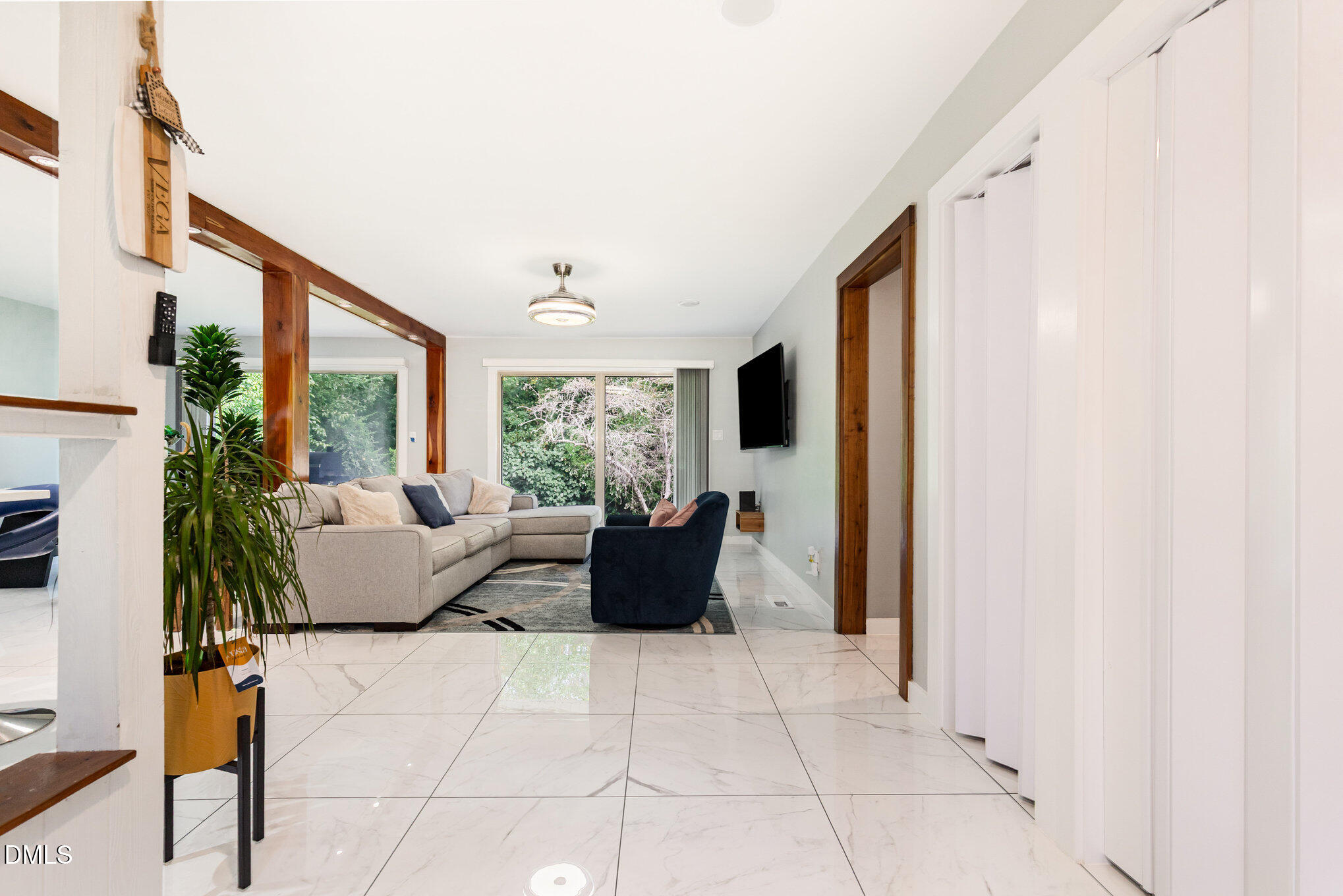 5333 Olive Road Raleigh, NC 27606 - Photo 4 of 21 a living room with furniture and a large window