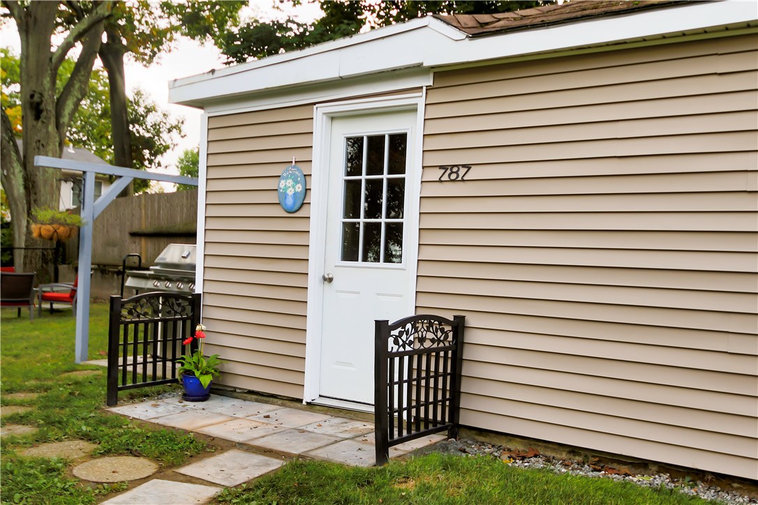 787 Bernon Street Woonsocket, RI 02895 - Photo 29 of 37 Rear 1 Bed/1 Bath Detached Unit