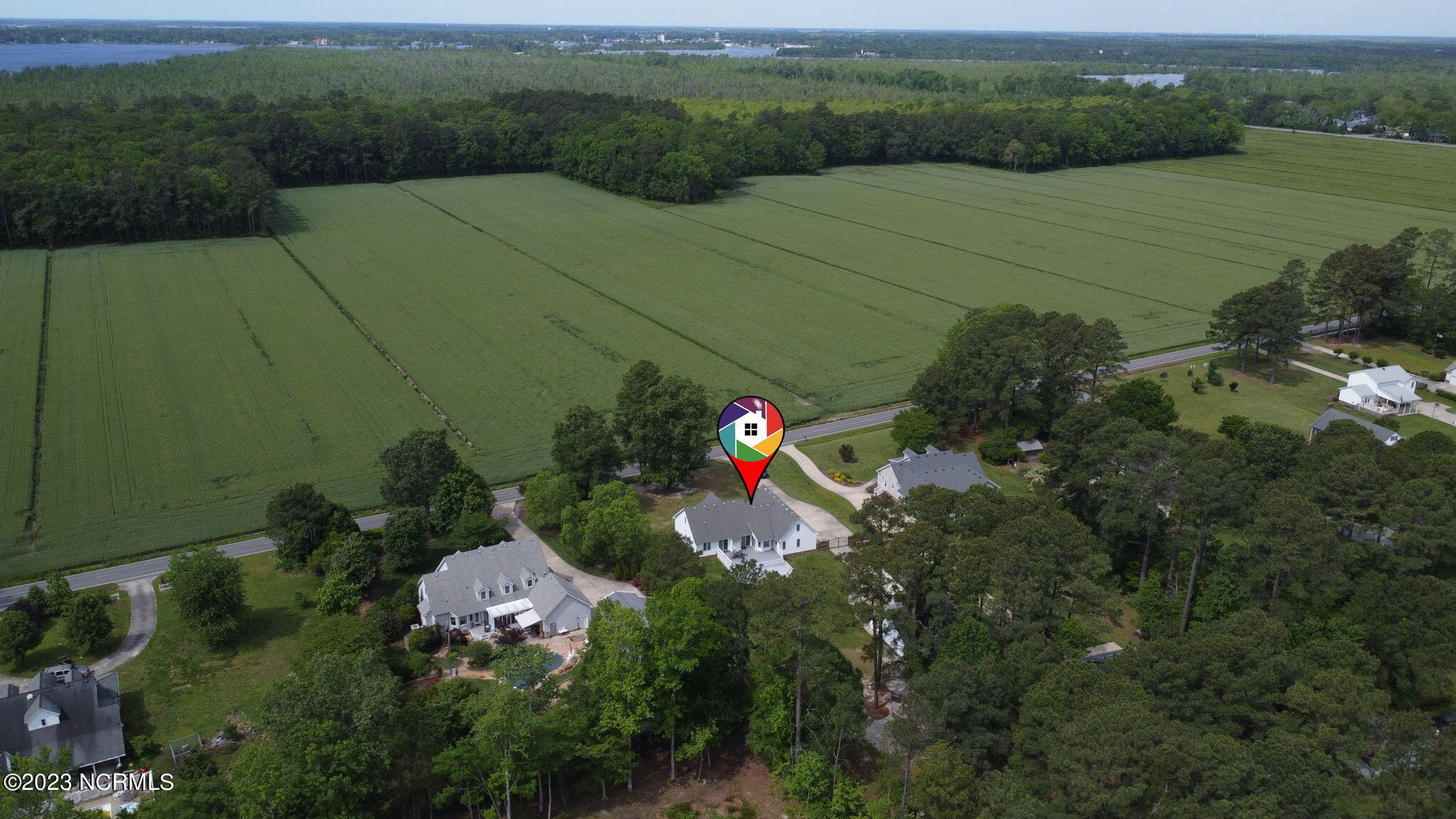 152 Country Club Road Camden, NC 27921 - Photo 42 of 44 Aerial view