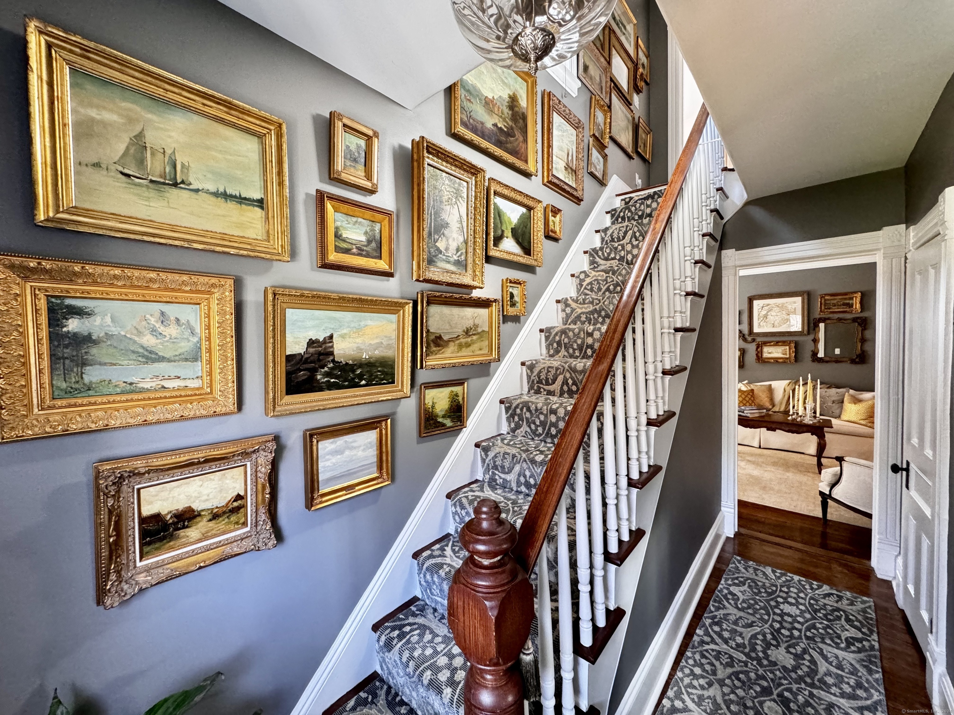 233 Rowayton Avenue Norwalk, CT 06853 - Photo 15 of 33 a view of an entryway with wooden floor and a front door