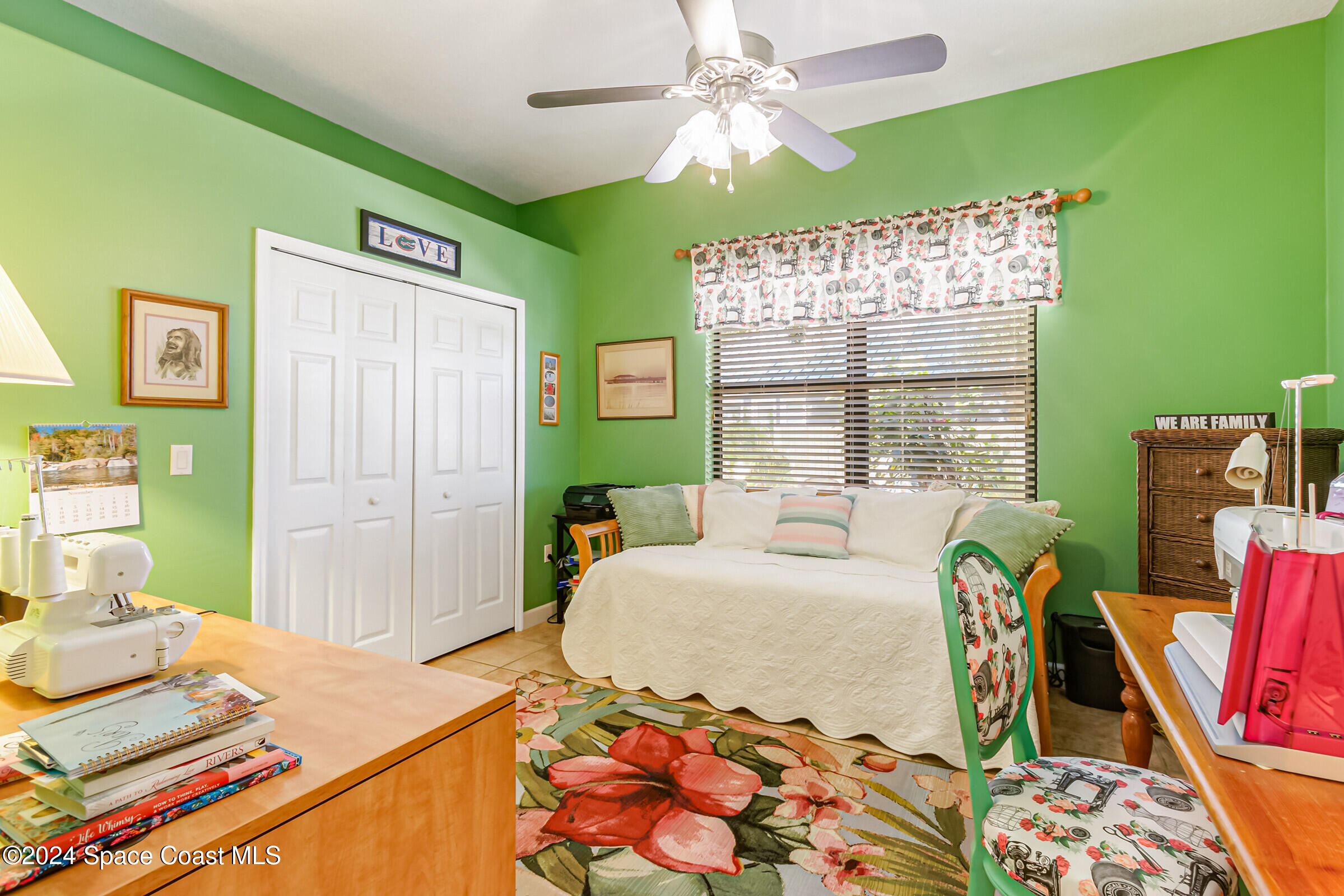 1829 Rockledge Drive Rockledge, FL 32955 - Photo 23 of 53 a bedroom with a bed furniture and a large window