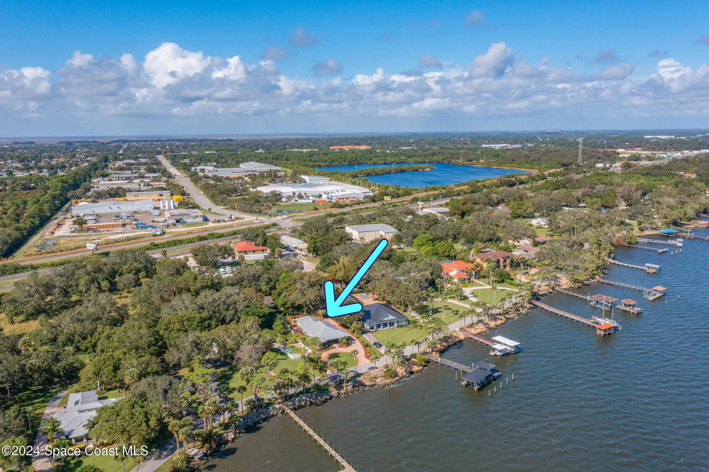 1829 Rockledge Drive Rockledge, FL 32955 - Photo 43 of 53 an aerial view of residential houses with outdoor space