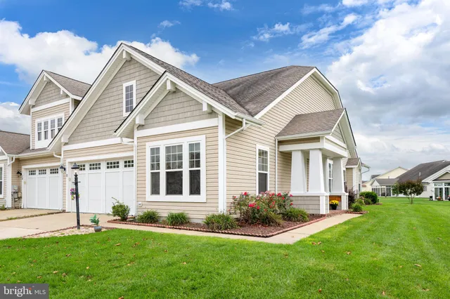 a view of a yard with plants and a fountain