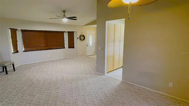 a view of an empty room