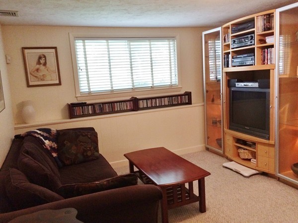 36 Edwardel Road Needham, MA 02492 - Photo 16 of 18 a living room with furniture and a flat screen tv