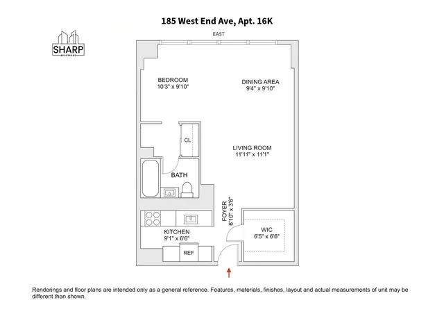 $555,000 | 185 West End Avenue, Unit 16K | Upper West Side