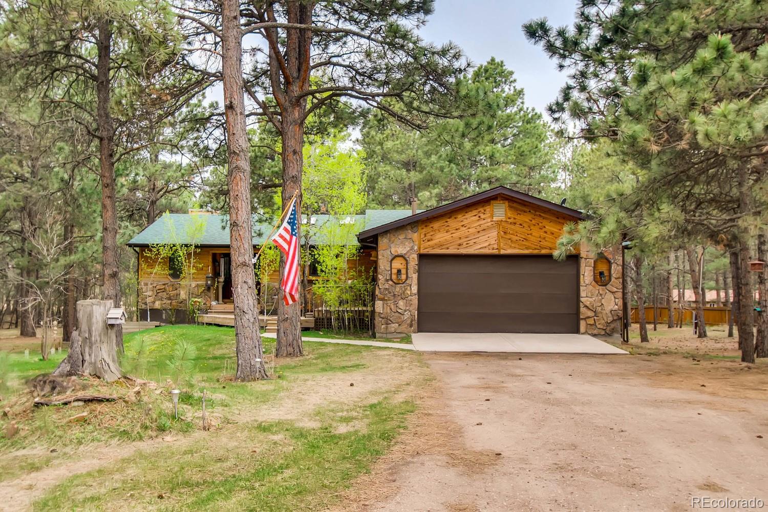 8060 Cyprus Road Colorado Springs, CO 80908 - Photo 1 of 28 a view of a house with backyard and trees