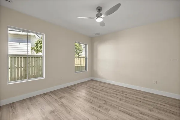 wooden floor in an empty room