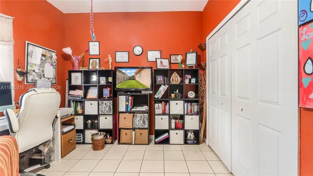 a view of store room with lounge chair