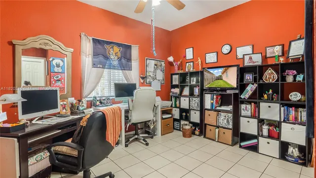 a view of store room with lounge chair