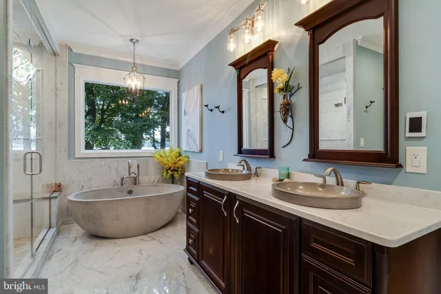 a view of a livingroom with furniture and a table