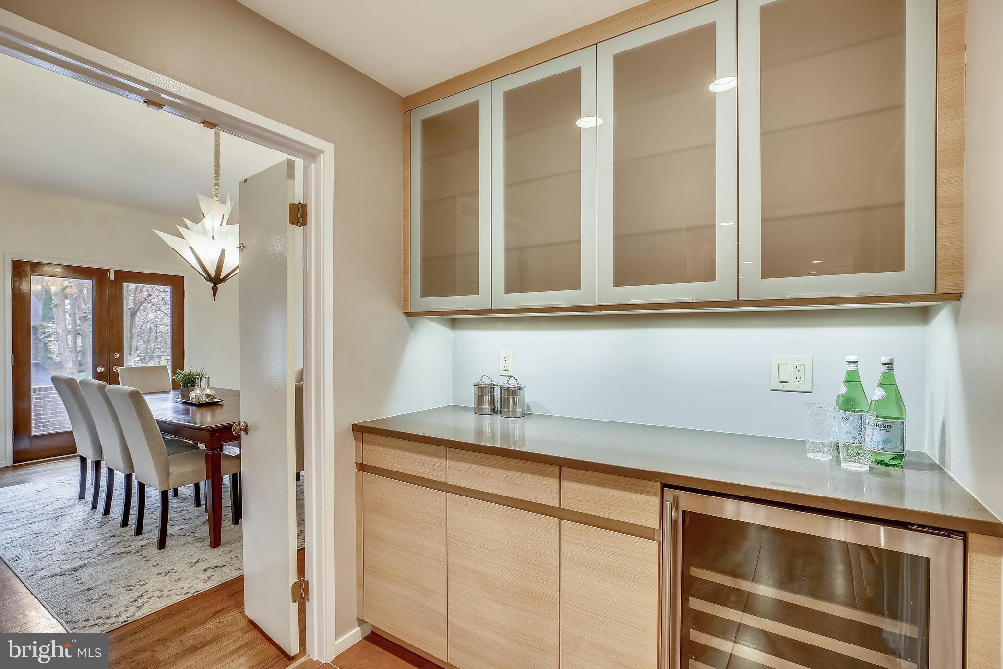 7903 Springer Road Bethesda, MD 20817 - Photo 13 of 83 Butler's Pantry w/Bev Frig