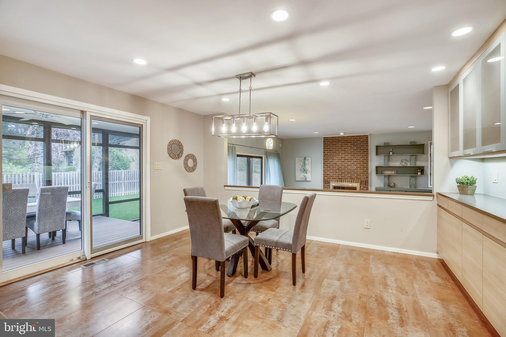 7903 Springer Road Bethesda, MD 20817 - Photo 21 of 83 Breakfast room goes out to screened porch