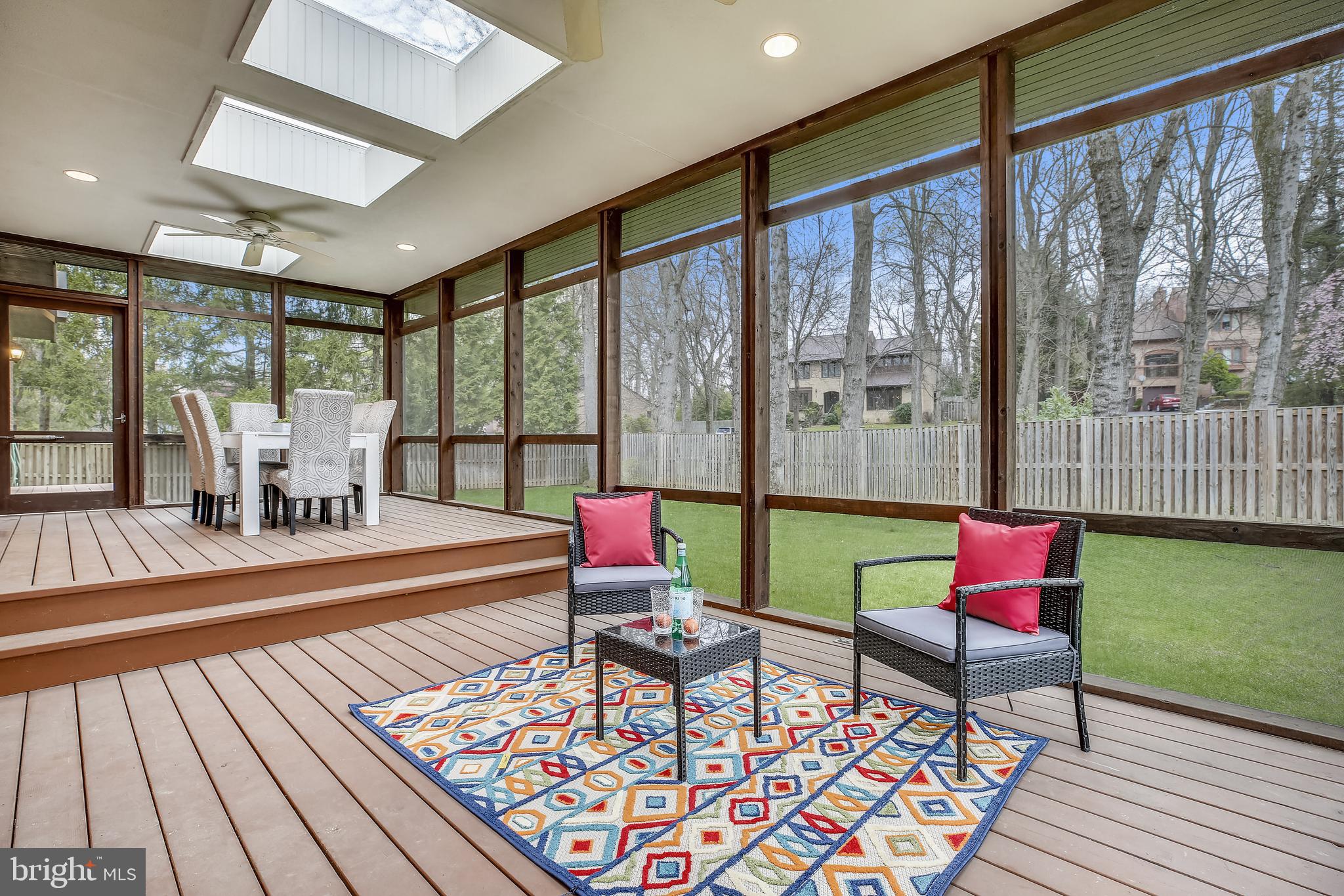 7903 Springer Road Bethesda, MD 20817 - Photo 37 of 83 overlooking the HUGE, fenced backyard