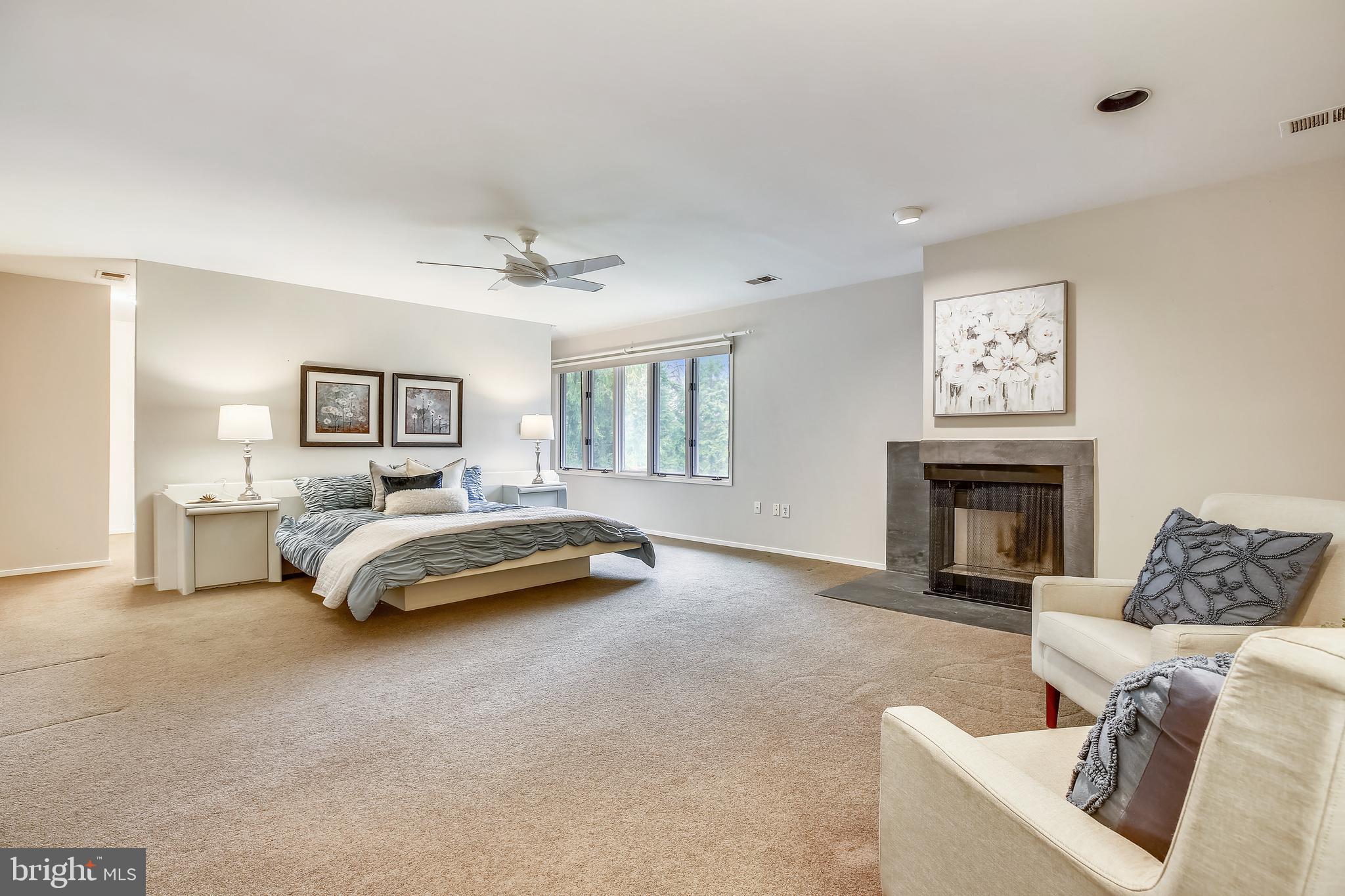 7903 Springer Road Bethesda, MD 20817 - Photo 40 of 83 Primary BR w/wood burning FP (never used)