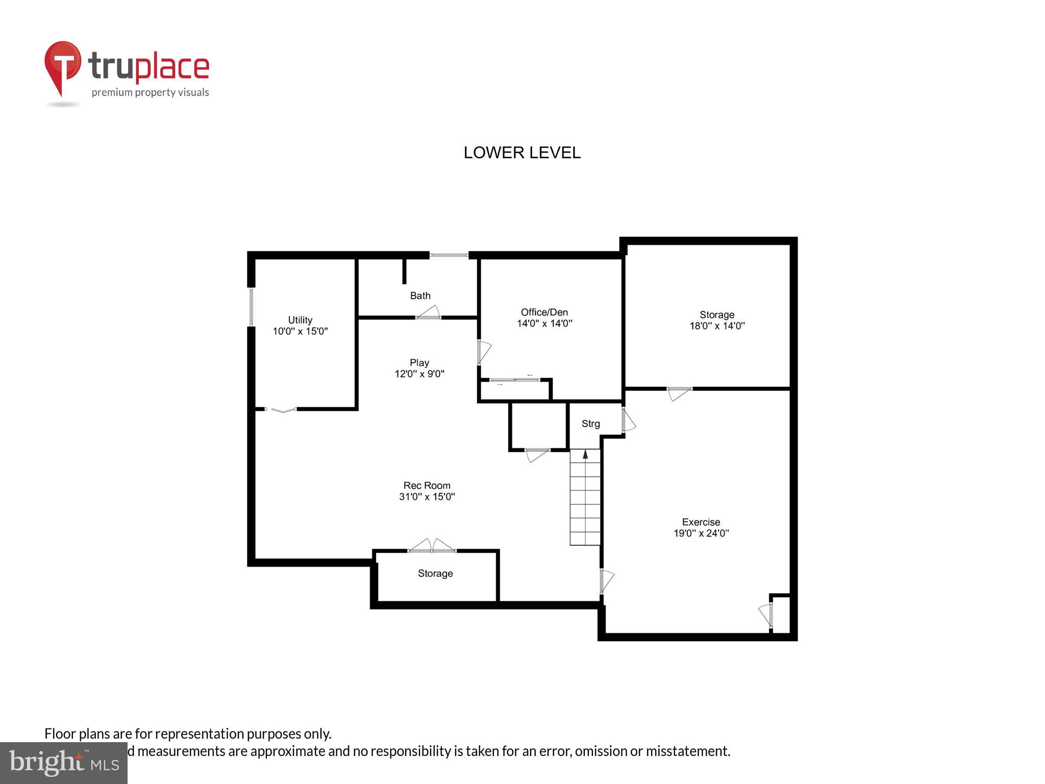 7903 Springer Road Bethesda, MD 20817 - Photo 82 of 83 Lower Level Floorplan