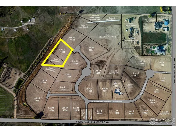 an aerial view of a house with swimming pool